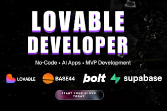 build or fix lovable ai website and app with lovable dev, lovable cloud backend