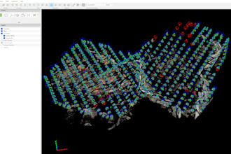 process drone imagery and  photogrammetry