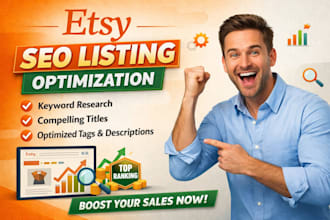 optimize etsy SEO listing with keywords to boost sales