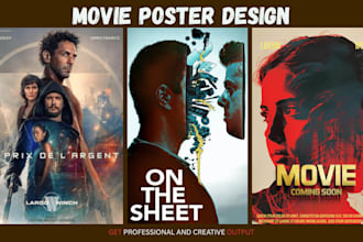make a custom film poster movie poster  design for festival and promotion
