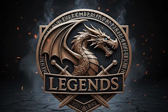 design a legendary and iconic logo