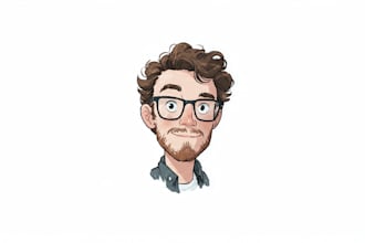 create simple cartoon portrait