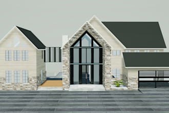 do sketchup 3d building modeling and rendering