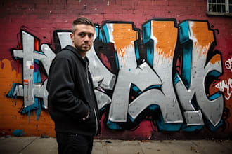 create custom graffiti art designs murals and wall arts