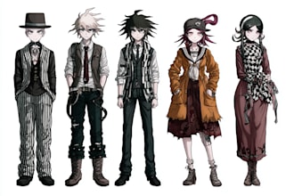 turn your oc into a danganronpa style