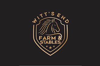 make real estate brokerage farms logo with archery farmhouse