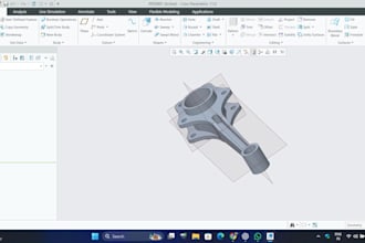 create professional 3d cad models using PTC creo and catia