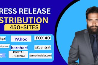 publish press release distribution on 450  news websites