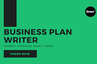 do a business plan writer for you