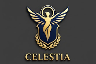 design a unique and professional angel logo