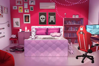 design custom vtuber background vtuber asset vtuber accessories vtuber outfit