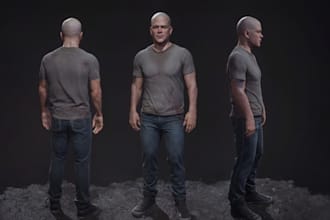 model 3d photorealistic metahuman character  human avatar arkit facial animation