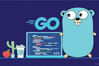 develop fast golang backend, rest API or microservices