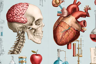 draw futuristic scientific and medical concept art