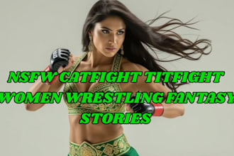 write nsfw erotic catfight fantasies that burn with rivalry