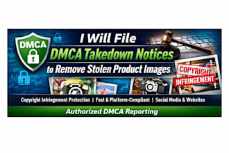 submit dmca takedown notice to remove copyright violating product pictures