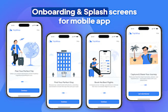design onboarding and splash screens for your mobile app