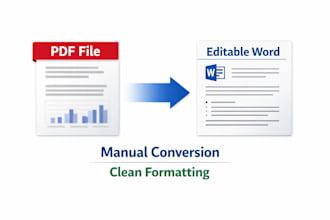 convert PDF to editable word manually with accuracy