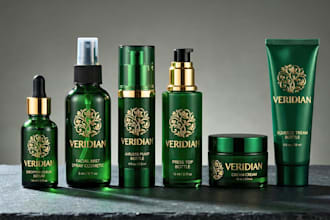 do cosmetic packaging beauty skincare logo luxury perfume label cosmetic label
