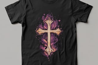 make christian t shirt design typography t shirt design