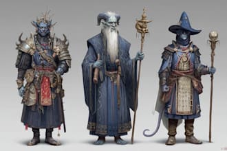 dnd character art and dnd character art