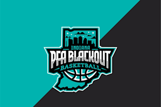create a modern custom basketball sports team logo design