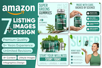 design amazon listing images, product infographics, image editing