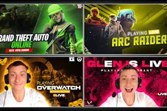 design your live stream thumbnail