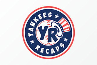 create a modern custom baseball sports team logo design