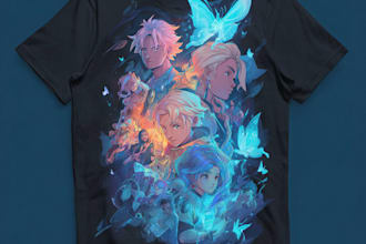 draw tshirt design with warren lotas style
