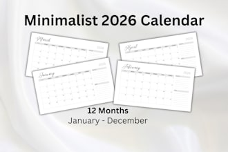 design a personalized 2026 calendar for you