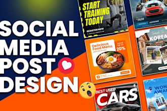 design social media advertising posts image ads and banners