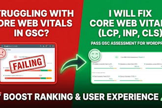 fix core web vitals lcp inp cls in google search console