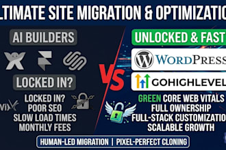 migrate your lovable or framer site to wordpress