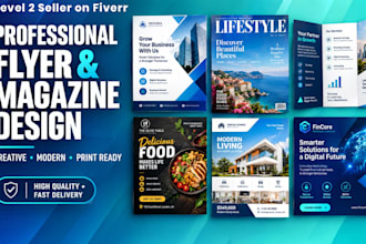 design a high converting digital or print ad, magazine ad or newspaper flyers
