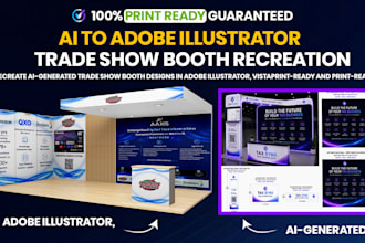 print ready trade show booth recreation ai trade show booth recreation in adobe