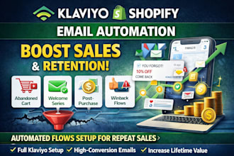 set up klaviyo email flows for shopify to increase sales and customer retention
