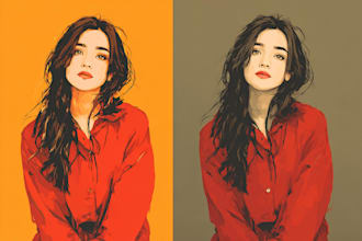 turn your picture into minimalist vector potrait