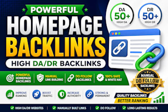 powerful homepage backlinks for SEO growth authority