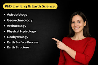 astrobiology geo archaeology physical hydrology earth surface process structure