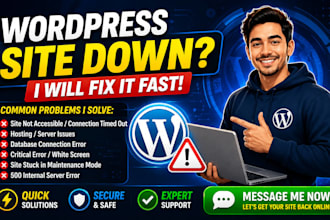 fix any wordpress error, fix 404 error wp cache fix wordpress contact form