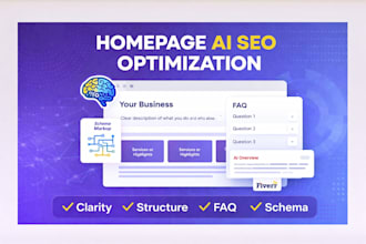 optimize your homepage for ai SEO and google search clarity