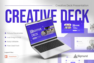 design business pitch deck powerpoint presentation