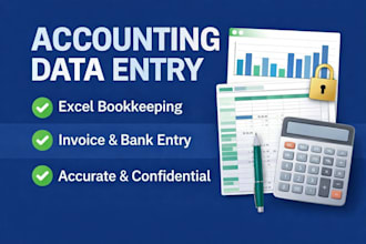 do bookkeeping and gst data preparation in excel