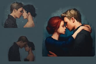 draw an art of a couple