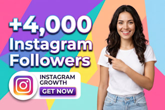 provide 4,000 instagram followers