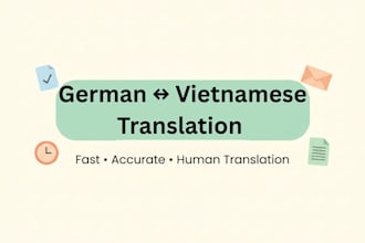 translate german to vietnamese and vietnamese to german