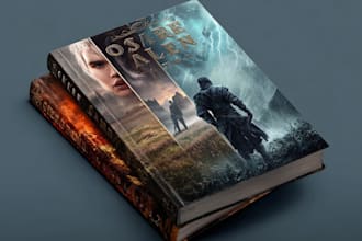 design best selling fantasy book cover for you