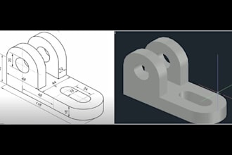 create basic mechanical 3d models in autocad