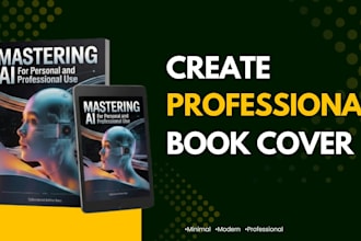 do professional book cover design and kindle book cover